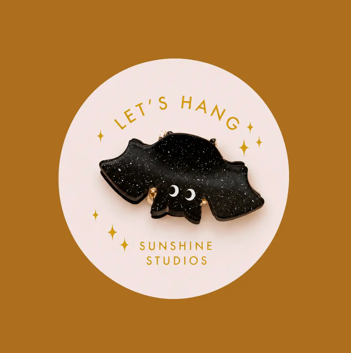 Let's Hang Bat Hair Clip