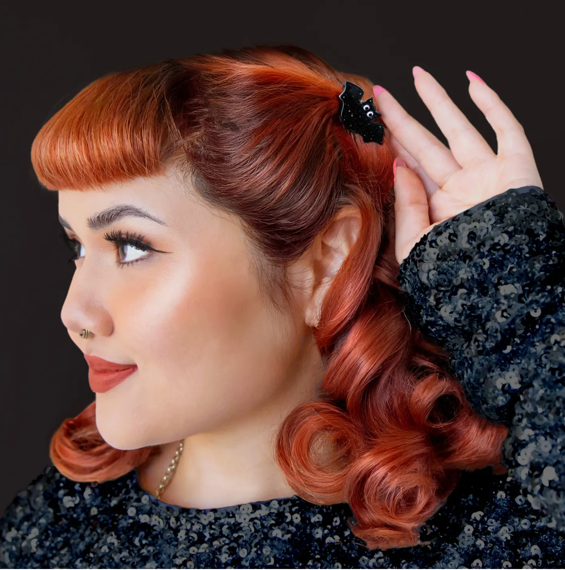 Let's Hang Bat Hair Clip