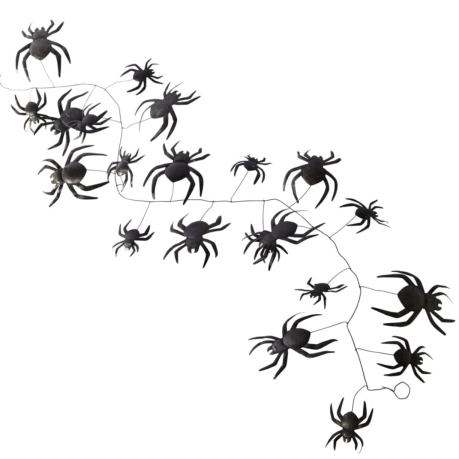 Black Spider Garland
